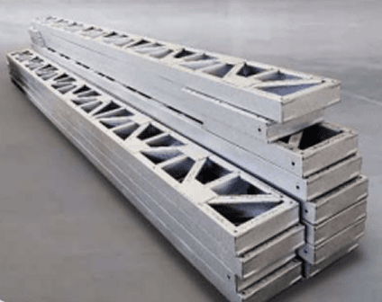 Metal truss structures