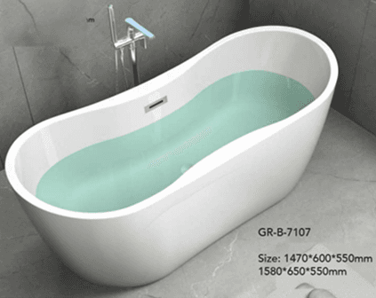 Modern bathtub